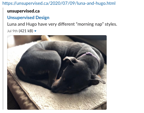 Micro post in Slack